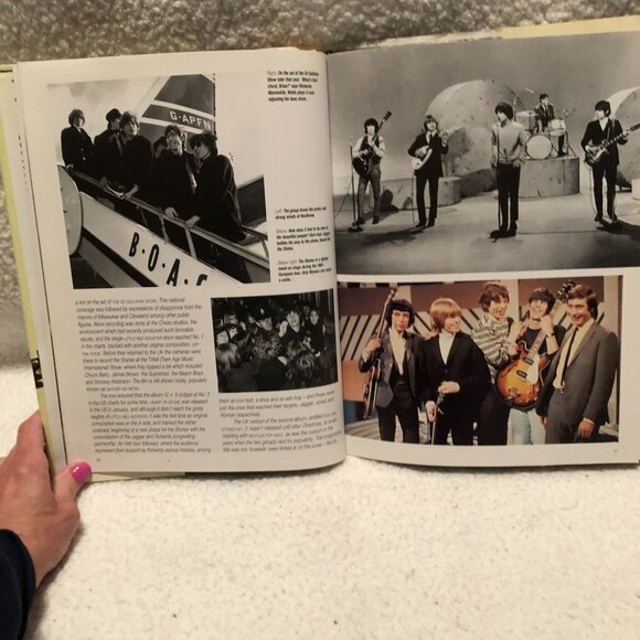 VTG THE ROLLING STONES BOOK BY DAVID CARTER HARDCOVER 1994 JG PRESS 12" X 9" - Picture 4 of 6